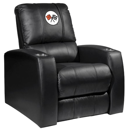 Dreamseat Home Theater Recliner with Corvette C2 Logo XZ418301RHTCDBLK-PSGMC61040